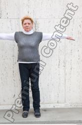 Whole Body Woman T poses White Casual Average